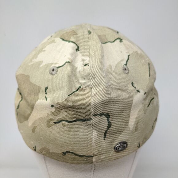 QuikSilver Edition Fitted Hat Camouflage One Size Embroidered Vented Holes - Picture 6 of 8